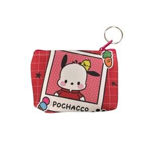 Kawaii Sanrio Character Polaroid Mini Wallet Keychain Coin Purse Pochacco